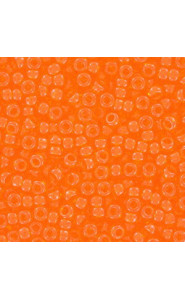 Miyuki rocailles Perlen 11/0 - Transparent tangerine 11-139